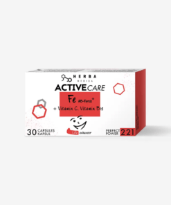 221 – ACTIVECARE Železo AB-Fortis® + Vitamini C B9 B12 KAPSULE