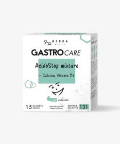 131 – GASTROCARE AcidoStop mix 2 antacida Inulin Epsom sol Vitamin B2 NAPITEK 15 vrečk