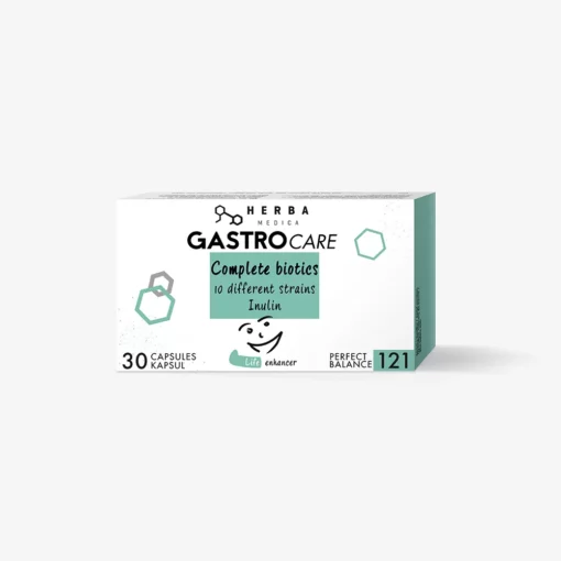 121 – GASTROCARE Complete Biotics 10 sevov + Inulin KAPSULE