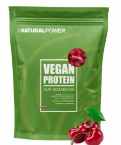 Veganski protein z okusom češnje